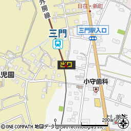 三門駅周辺の地図