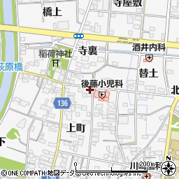愛知県一宮市萩原町萩原替土1321周辺の地図