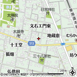 愛知県一宮市大和町妙興寺地蔵恵103周辺の地図