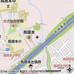 滋賀県彦根市鳥居本町1448周辺の地図