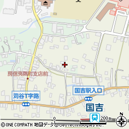 千葉県いすみ市苅谷1147周辺の地図