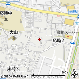 愛知県小牧市応時2丁目86周辺の地図