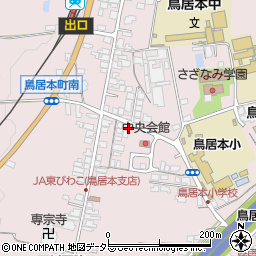 滋賀県彦根市鳥居本町1644周辺の地図