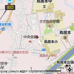 滋賀県彦根市鳥居本町1595周辺の地図