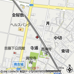 愛知県一宮市明地金屋敷109周辺の地図