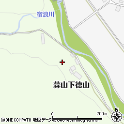 岡山県真庭市蒜山下徳山周辺の地図