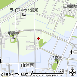愛知県一宮市東加賀野井江西133-2周辺の地図