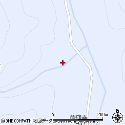京都府京都市左京区久多上の町303周辺の地図