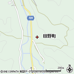 京都府綾部市田野町（岡倉）周辺の地図