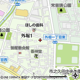 神山測量登記事務所周辺の地図
