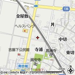 愛知県一宮市明地金屋敷80周辺の地図