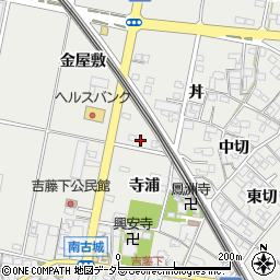 愛知県一宮市明地金屋敷80周辺の地図