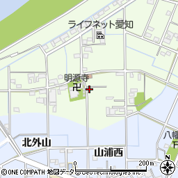 愛知県一宮市東加賀野井江西79周辺の地図