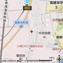 滋賀県彦根市鳥居本町1701周辺の地図