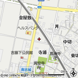 愛知県一宮市明地金屋敷80-2周辺の地図