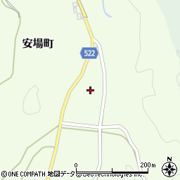 京都府綾部市安場町堂ノ下周辺の地図