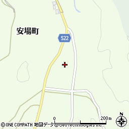 京都府綾部市安場町（堂ノ下）周辺の地図