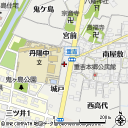 愛知県一宮市丹陽町重吉城戸128周辺の地図
