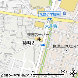 愛知県小牧市応時2丁目217周辺の地図