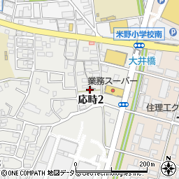 愛知県小牧市応時2丁目149周辺の地図