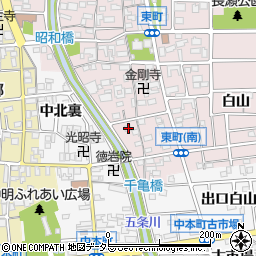 愛知県岩倉市東町東市場屋敷368周辺の地図