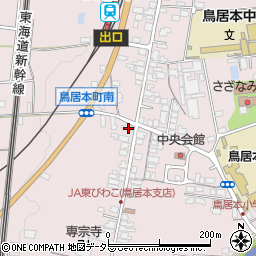 滋賀県彦根市鳥居本町1689周辺の地図