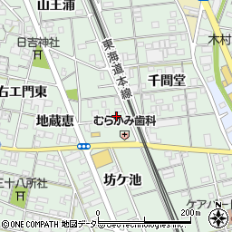 愛知県一宮市大和町妙興寺地蔵恵61周辺の地図
