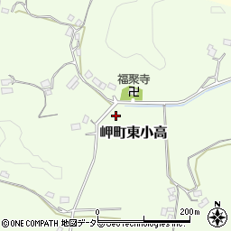 千葉県いすみ市岬町東小高周辺の地図