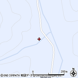 京都府京都市左京区久多上の町295周辺の地図