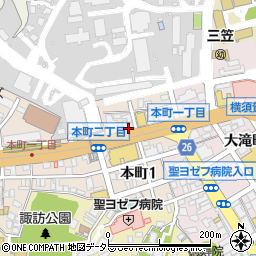 横浜海運周辺の地図