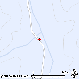 京都府京都市左京区久多上の町245周辺の地図