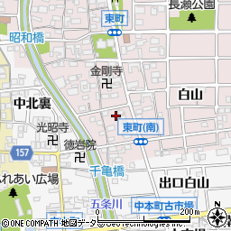 愛知県岩倉市東町東市場屋敷143周辺の地図
