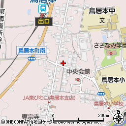 滋賀県彦根市鳥居本町1639周辺の地図