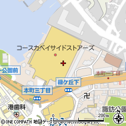 築地食堂 源ちゃん 横須賀店周辺の地図