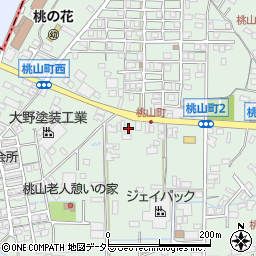 ミドリ薬局桃山店周辺の地図