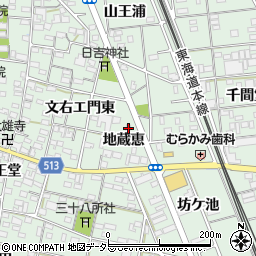 愛知県一宮市大和町妙興寺地蔵恵45周辺の地図