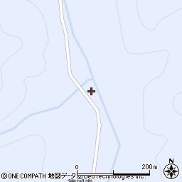 京都府京都市左京区久多上の町250周辺の地図