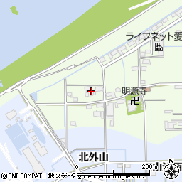 愛知県一宮市東加賀野井江西1493周辺の地図