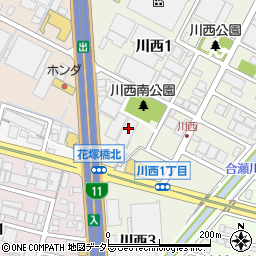 名鉄自動車整備株式会社　小牧工場周辺の地図
