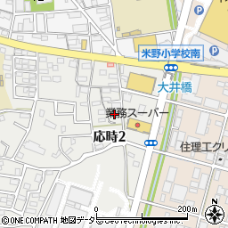愛知県小牧市応時2丁目163周辺の地図