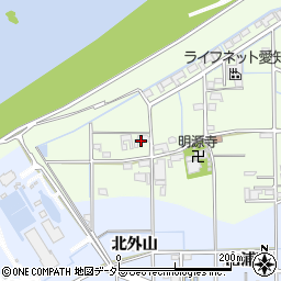 愛知県一宮市東加賀野井江西1523周辺の地図