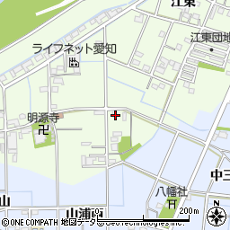 愛知県一宮市東加賀野井江西136周辺の地図