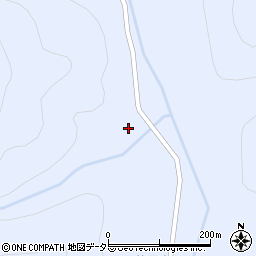 京都府京都市左京区久多上の町294周辺の地図