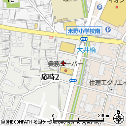 愛知県小牧市応時2丁目211周辺の地図