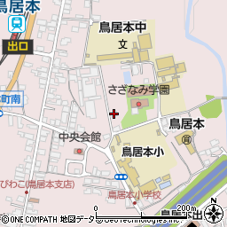 滋賀県彦根市鳥居本町1593周辺の地図