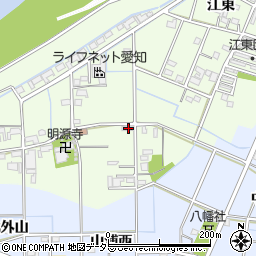 愛知県一宮市東加賀野井江西111周辺の地図