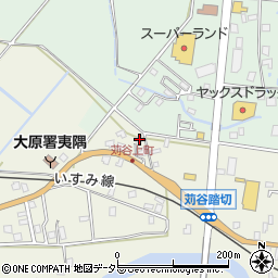 千葉県いすみ市苅谷1055周辺の地図