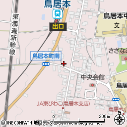 滋賀県彦根市鳥居本町1634周辺の地図