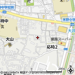 愛知県小牧市応時2丁目55周辺の地図