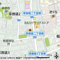 愛知トヨタＷＥＳＴ　桜井店周辺の地図